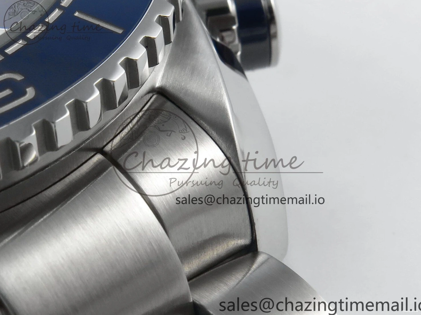 0407 Planet Ocean Master Chronometer 600M 45.5mm SS SCF 1:1 Best Edition Blue Bezel Blue Dial on SS Bracelet A9900 Super Clone Lightweight 7676